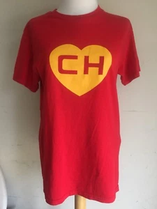 El Chapulín Colorado - Chespirito - El Chavo Women's CH Heart T-Shirt Size Large - Picture 1 of 3