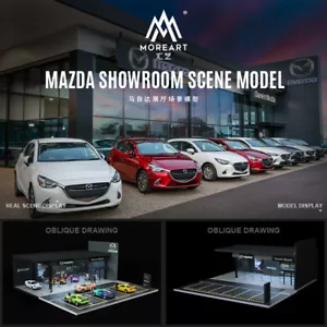 Diorama 1/64 Coche Garaje Modelo Iluminación LED Coche Showroom Escena Pantalla Modelo Regalo - Imagen 1 de 90