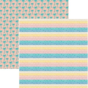 Beach Life, DS scrapbook paper - Reminisce BEC004 - Picture 1 of 2