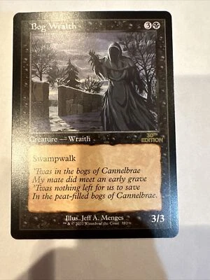 Mtg 30th Anniversary Retro Frame Bog Wraith 392 - Image 1 of 2