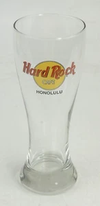 Hard Rock Cafe HONOLULU Souvenir Pilsner Beer Glass Hawaii HI 20 FL OZ - Picture 1 of 5