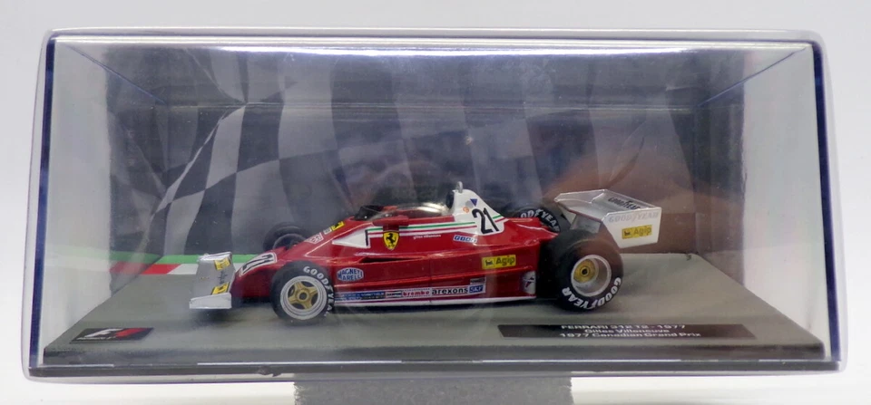 Altaya 1/43 Scale AL16220K - F1 Ferrari 312 T2 1977 - #21 Gilles Villeneuve - Image 1 of 1