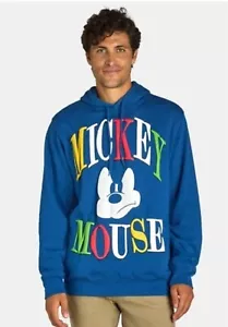 disney men's & big men's mickey mouse puff stare style graphic hoodie 3XL - Picture 1 of 2