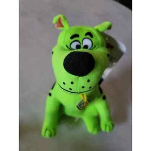 Scooby Doo 9" Plush Stuffed Animal Toy Fluorescent Green Warner Brothers New Tag - Picture 1 of 5