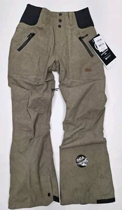 Pantalones exteriores Ride Snowboard para mujer, encerados militares, pequeños - Imagen 1 de 8