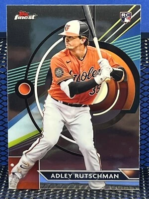2023 Topps Finest ADLEY RUTSCHMAN Baltimore Orioles Rookie Card RC Base 22 - Image 1 of 2