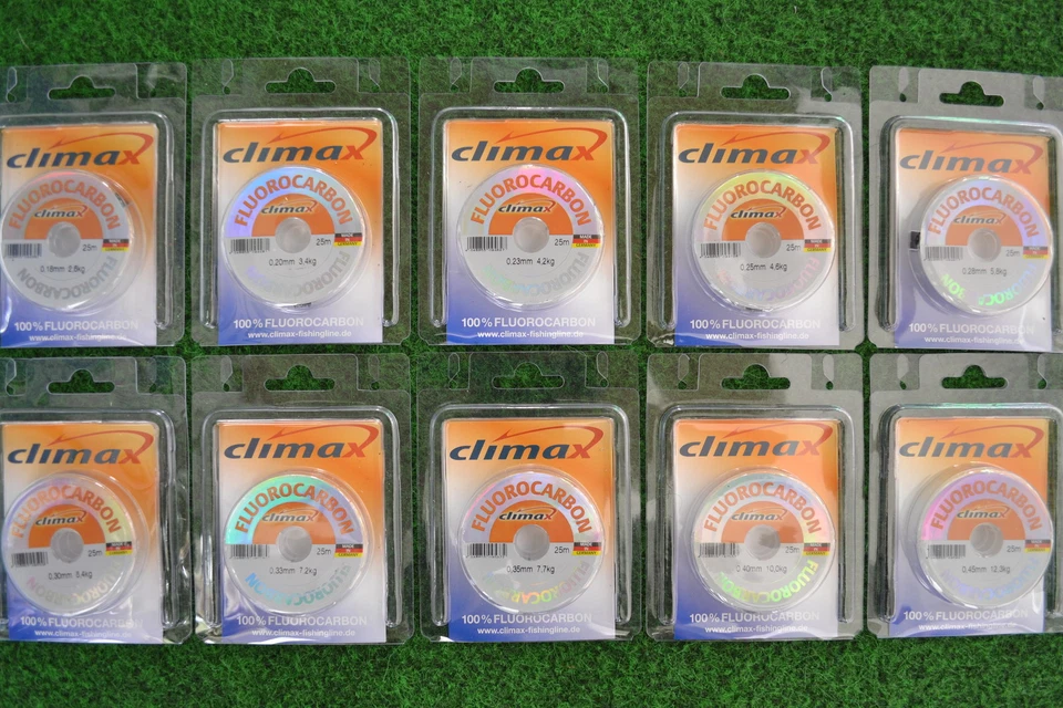 Climax Fluorocarbon 25m Spulen unsichtbare Angelschnur (unter Wasser)