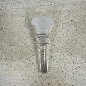 Tapón de botella de cristal esmerilado con cabeza de medusa Rosenthal Versace de colección - Imagen 1 de 7