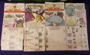 2001 Buzz Lightyear Happy Meal Beutel 2 Designs je 6 McDonalds 12er Set - Bild 1 von 2