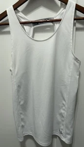 Under Armour Women’s UA Knockout Tank Top XS White Loose HeatGear New w/ Tags - Picture 1 of 10