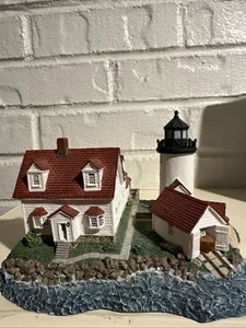 Harbour Lights 1998 Goat Island, Maine #222 Numbered/ Limited Edition Lighthouse - Picture 1 of 7