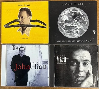 John Hiat - Eclipse Sessions, Little Head, Bring the Family, Best of 4 CD lot - Image 1 of 4