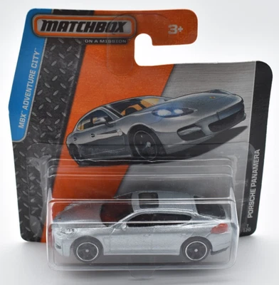 Matchbox Porsche Panamera Car 7/120 2014 Superfast Short Card - Image 1 of 2