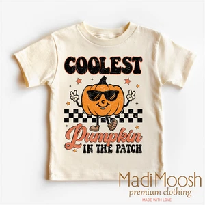 Coolest Pumpkin In The Patch Fall Shirt - Thanksgiving Shirt - Picture 1 of 6