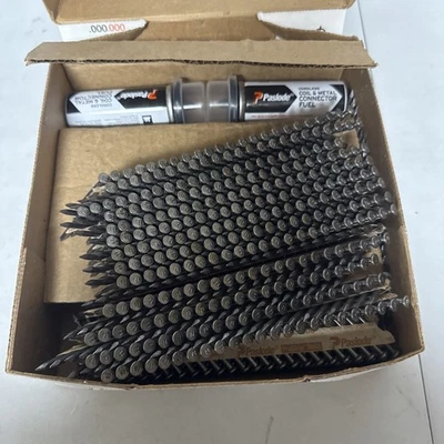 Paslode Nails and Fuel Pack 650935, 1 1/2 inch x .131 Gauge, 2 Fuels, 1600 Nails - Image 1 of 3