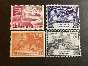 ICOLLECTZONE Northern Rhodesia 50-53 VF hinged - Picture 1 of 2