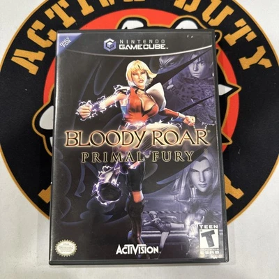Bloody Roar: Primal Fury (Nintendo GameCube 2002) Complete Manual CIB Reg Card - Image 1 of 4