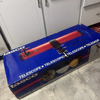 Tasco 45x, 90x,225x, 450x4 1/2 telescope (kit -  accessories) W/box - Image 1 of 4