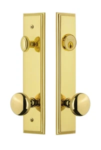 Grandeur Hardware 840149 Carre' Tall Plate Complete Entry Set - Picture 1 of 1