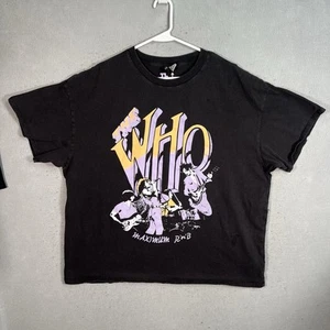 H&M x The Who Maximum R'n'B Band Promo Retro T Shirt Adult XL Black Mens - Picture 1 of 9