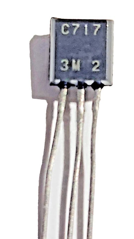 TRANSISTOR HITACHI 2SC717 TO92 USADO EM VÁRIAS APLICAÇÕES - Imagem 1 de 1