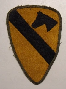 U.S. Army 1st Cavalry Patch - WW2 - Korea - Sewn On - Picture 1 of 2