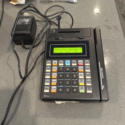 Hypercom Model T7PLUS Chase Paymentech Credit Card Machine Works *read desc - Image 1 of 4