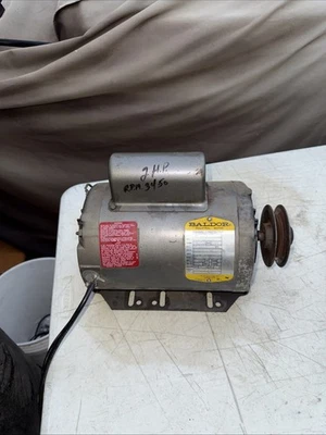 Baldor RL1317A Motor - 2 HP 115/230V 1 Phase 3450 RPM Working But Makes Noise - Image 1 of 4