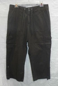 GW - Ms. Natural Fit Just Below the Waist Capris from Lee - Brown - Sz 8 M - Picture 1 of 1