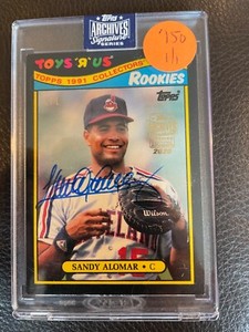 2020 Topps Archives Sandy Alomar 1/1 Cleveland Indians