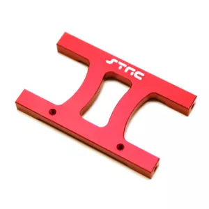 STRC STA80026HR Aluminum HD Chassis H Brace Red : SCX10 / SCX10 II - Picture 1 of 1