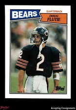 1987 Topps #45 Doug Flutie RC Bears ROOKIE CARD