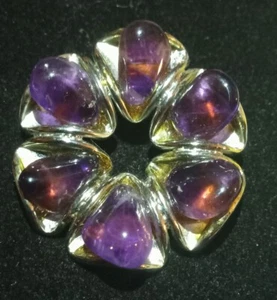 Lovely Vintage Silver Tone & Sparkles Brooch / Broach. J45gyrd* - Picture 1 of 6