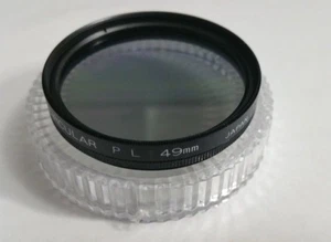 49mm Cir Polarizing CPL PL-CIR Polarizer Lens Filter Circular Polarizing Japan - Picture 1 of 5