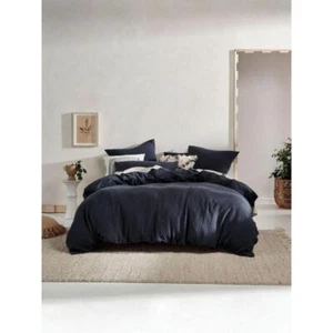 Linen House Elysian Ink Quilt Cover Set | Super King - Picture 1 of 2