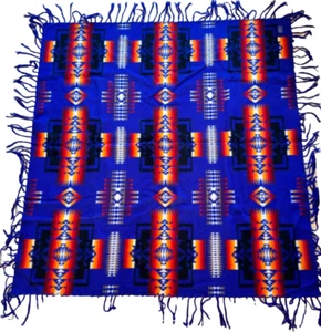 Vintage Pendleton Woolen Mill Beaver State Robes and Shawls 69 "X 67" Blanket - Picture 1 of 10