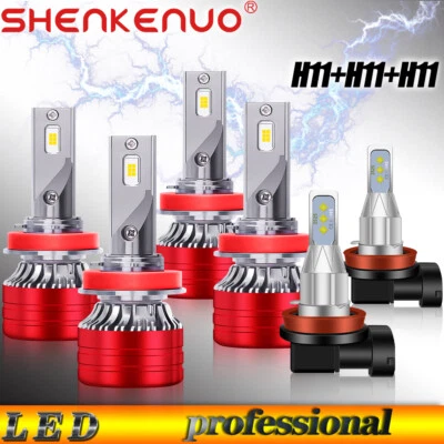 Para Nissan Máxima 2016-2018 LED Faro de Haz Alto y Bajo + Luz Antiniebla Foto 1 de 4