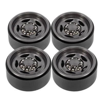 4Pcs 1.9" Metal Beadlock Wheels Rims for 1/10 RC SCX10 Capra TRX4 EMO X3 Crawler - Image 1 of 4