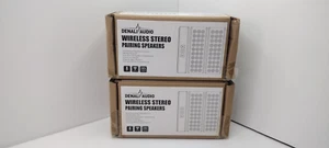 Denali Audio Wireless Stereo Pairing Speakers Lot of 2! New In Box! - Picture 1 of 13