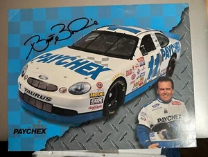 Brett Bodine Nascar Autographed 8.5" x 11" Schedule Program 1999 ManCave SheShed - Picture 1 of 5