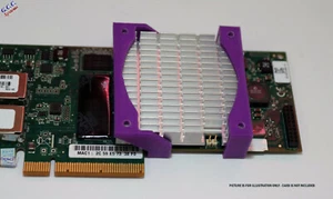 Network Card Cooler Mount Bracket Clip Adaptor 4 HP NC523SFP & 60mm Cooling Fan - Picture 1 of 5