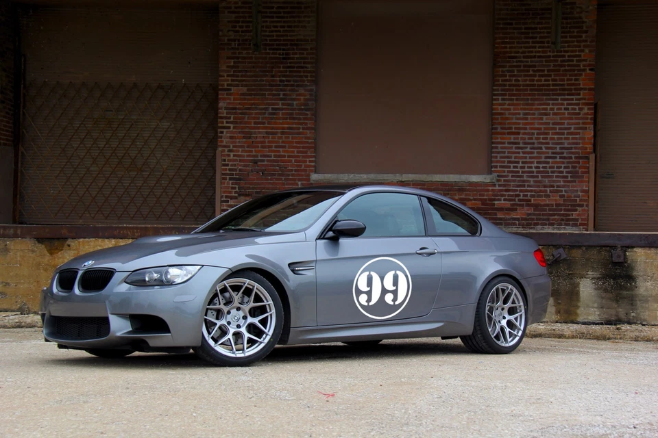 22" X 22" Car Truck Van Circle Number 99 Racing Graphic Door Vinyl Decal Sticker - Image 1 of 3