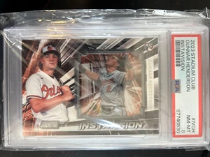 2023 Topps Stadium Club Gunnar Henderson  RC Instavision SSP Orioles PSA 8 P - Picture 1 of 1