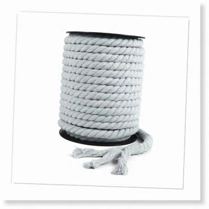 BohoKnots 10mm Cotton Rope - Vibrant Macrame Cord for Packing, Wall Hangings, Pl - Picture 1 of 7