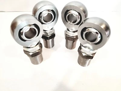 Kit de tapones hexagonales de 1 1/4" 4 eslabones sin espaciadores Junta Heim de 1,25" 2L+2R Foto 1 de 4