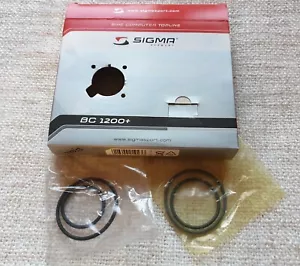 Acoples Sigma BC 1200+ Gomas de repuesto Bici Bicicleta Velocímetro Sujeción - Imagen 1 de 1