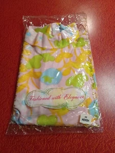 True Vintage DEADSTOCK Mid Century Mod 60er Flower Power Acetat Rollkragen TOP M - Bild 1 von 11