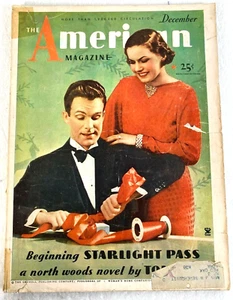 Vintage American Magazine December 1934 Cover Beginning Starlight Pass - Picture 1 of 4