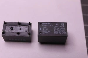 Relé Nr541 Omron G6B-2114 12 VDC 1 cierre, 1 abridor 5 amp 250 V - Imagen 1 de 1