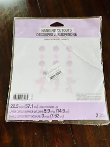 3 x Mermaid Hanging Party Decorations Iridescent Finish Mermaid Party Supplies - Picture 1 of 4